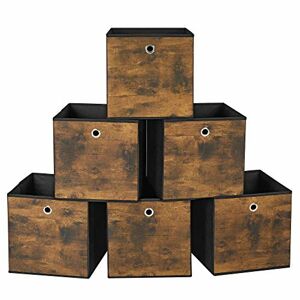 Sada 6 ks úložných boxov 30x30x30 cm SONGMICS RFB102B01