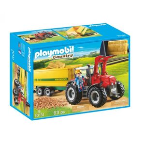 Playmobil Velký traktor s přívěsem