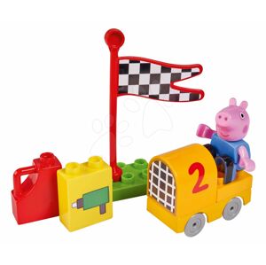 Stavebnica Peppa Pig Starter Sets PlayBIG Bloxx s figúrkou v aute od 1,5-5 rokov