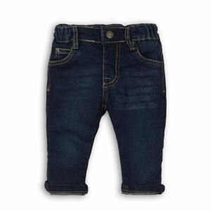 Nohavice chlapčenské džínsové, Minoti, SMART 6, tmavě modrá - 80/86 | 12-18m