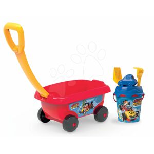 Smoby detský vozík na ťahanie Mickey s vedro setom 867003