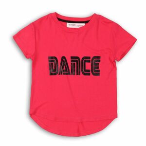 Tričko dievčenské s krátkym rukávom, Minoti, DANCE 6, růžová - 98/104 | 3/4let