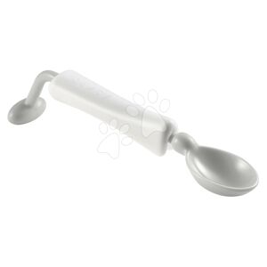 Tréningová lyžička pre deti 360° Training Spoon Beaba Light Mist 16 cm sivá od 8 mes