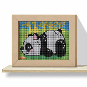 Quercetti Pixel Art 4 Kawaii Panda – mozaika z kolíčkov