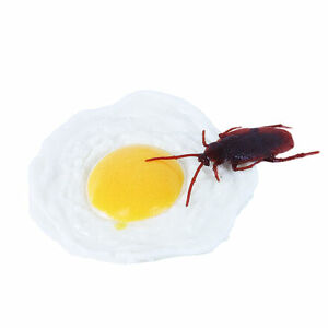 Dekorácia vajcia so švábom