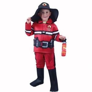 Detský kostým hasič s českým potlačou (L)