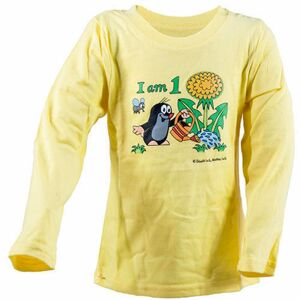 tričko dievčenské KRTKO Iam, Pidilidi, 2002-04-06-08-10-12, žlutá - 98 | 3roky