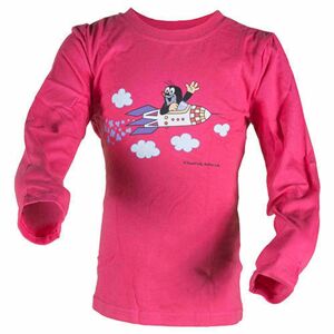 tričko dievčenské KRTKO ROCKET, Pidilidi, 2018, růžová - 92 | 2roky