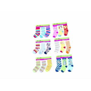 detské dojčenské ponožky (6 až 12m), Pidilidi, PD111, mix - 92/98 | 2/3let