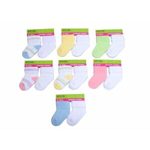 Dojčenské ponožky froté (6 až 12m), Pidilidi, PD115, mix - 68/80 | 6-12m
