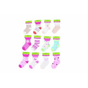 Dojčenské ponožky dievčenské (12 až 18m), Pidilidi, PD504, holka - 80/86 | 12-18m