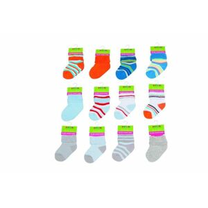Dojčenské froté ponožky (0 až 6m), Pidilidi, PD506, kluk - 0-6m | 0-6m