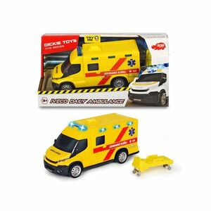 Dickie Ambulancia Iveco, česká verzia, 18 cm