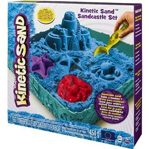 Spin Master Kinetic Sand Box Sada (Sand Box & Náradie - 1lb / 454g) - modrá farba