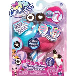 Spin Master - Candylocks cukrovej bábiky s vôňou dvojbalenie čokoládové - 20114330