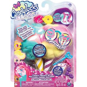 Spin Master - Candylocks cukrovej bábiky s vôňou dvojbalenie donutová - 20114331