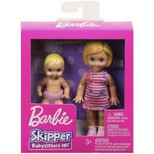 Mattel Barbie malí súrodenci - Dievčatko pruhované šaty