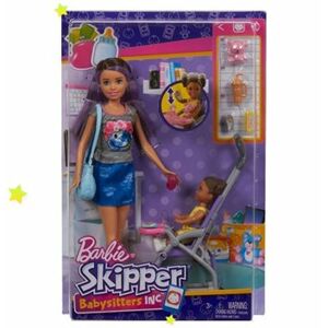 Mattel Barbie Opatrovateľka herný set Kočík