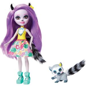 Mattel Enchantimals bábika a zvieratko - Lemur