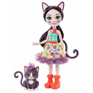 Mattel Enchantimals bábika a zvieratko - Mačka