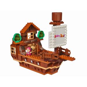 PlayBig Bloxx Máša a medveď Míšove loď