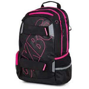 Karton P+P študentskom batoh OXY Sport Black Line Pink