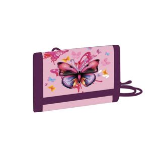 Dětská textilní peněženka - Motýl
