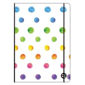 Oxybag  Zošit PP Oxybook A5 40 listov - Dots colors