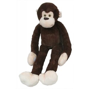 Mac Toys Plyšová opice, tmavo hnedá