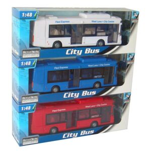 Mac Toys 1:48 Autobus mestský 3ass