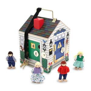 Melissa & Doug - Výuková hračka - domček sa zvončeky a zámky