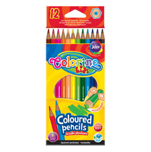 Colorino - hexagonálne pastelky 12 farieb