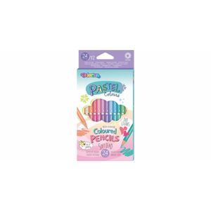 Colorino Pastel - obojstranné pastelky guľaté, 24 farieb