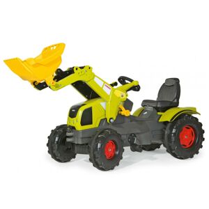 Rolly Toys  Šlapací traktor Farmtrac Claas Axos s předním nakladačem