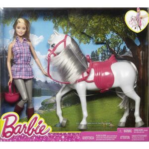 Mattel Barbie Bábika s koňom - ​​poškodený obal