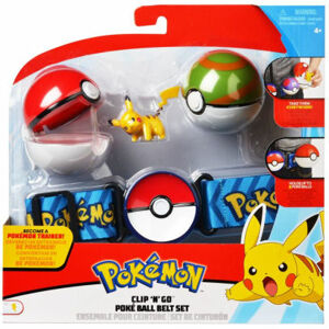 WTC 1195283 Pokémon Clip 'N' Go Poké Ball s pásikom - poškodený obal