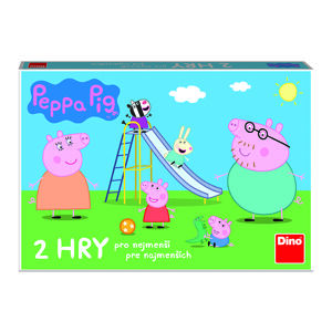 Dino 32623903 PEPPA PIG Poďme sa hrať a šmykľavka Detská hra - poškodený obal