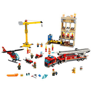 LEGO City 60216 Zásah hasičov v centre - poškodený obal