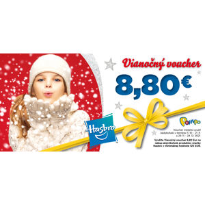 Vianočný voucher 8,80 € HASBRO  na nákup od 52 €