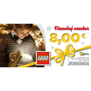 Vianočný voucher 8 € LEGO na nákup od 80 €
