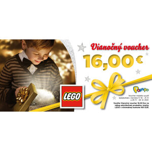 Vianočný voucher16 € LEGO na nákup od 200 €