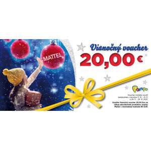 Vianočný voucher 20 € MATTEL  na nákup od 200 €