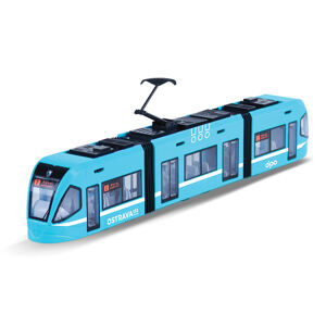 Moderní tramvaj DPO Ostrava modrá, 47 cm