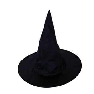 Klobúk čarodejnice/Halloween čierny pre dospelých