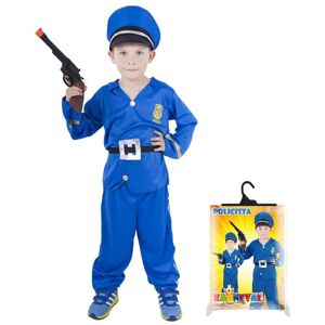 Dětský kostým policista s českým potiskem (M)