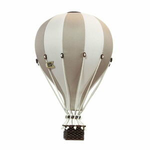 Dekoračný teplovzdušný balón- bežová - S-28cm x 16cm