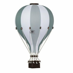 Dekoračný teplovzdušný balón- zelená/šedozelená - L-50cm x 30cm