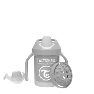 Twistshake Hrnek učicí 230ml 4+m Pastelově šedá