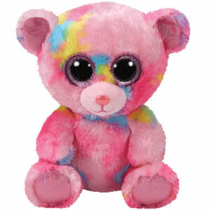 Meteor Beanie Boos FRANKY - ružový medveď 24 cm