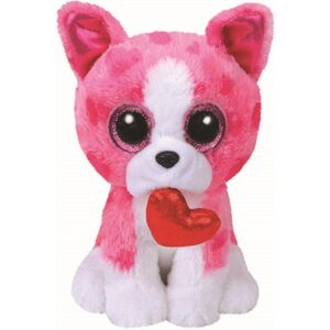 Beanie Boos ROMEO - ružový pes